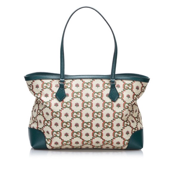 Gucci Ophidia Centennial Flower GG canvas medium tote - Picture 4 of 16